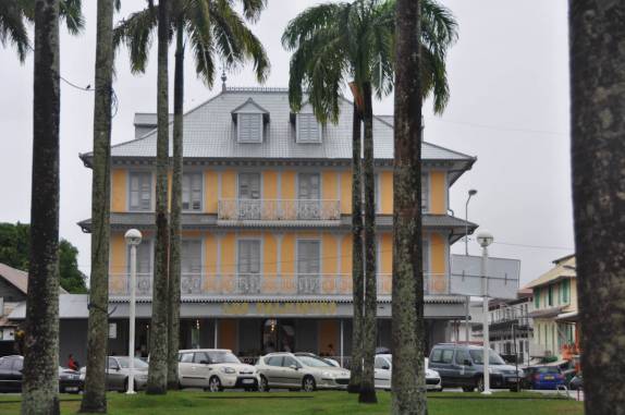 Praça em Cayenne, capital da Guiana Francesa